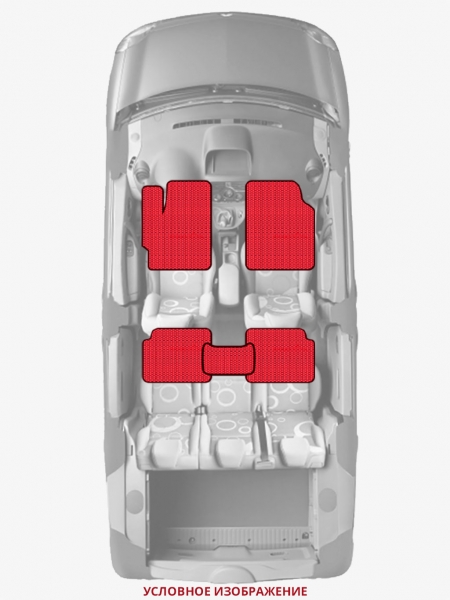 ЭВА коврики «Queen Lux» стандарт для Honda Accord Wagon (5G)