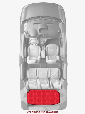ЭВА коврики «Queen Lux» багажник для Cadillac CTS Sport Wagon